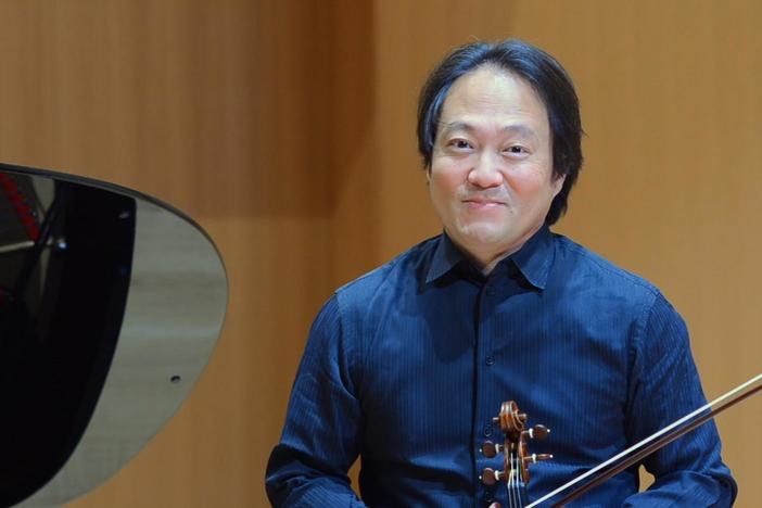 Scott Yoo, host of "Now Hear This," performs an excerpt from Beethoven's Kreutzer Sonata.