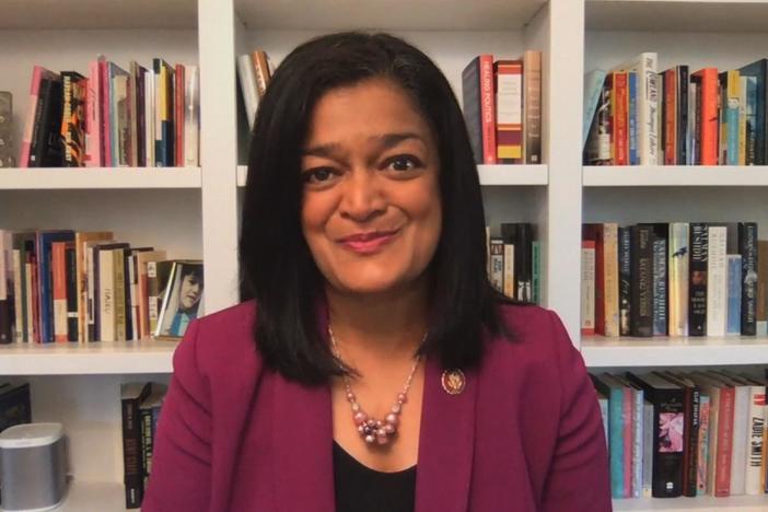 Rep. Pramila Jayapal joins the program.