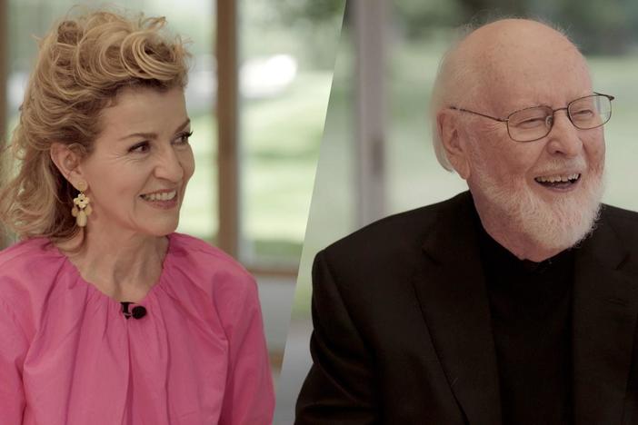 Hear composer John Williams' talk violins, composing and more.