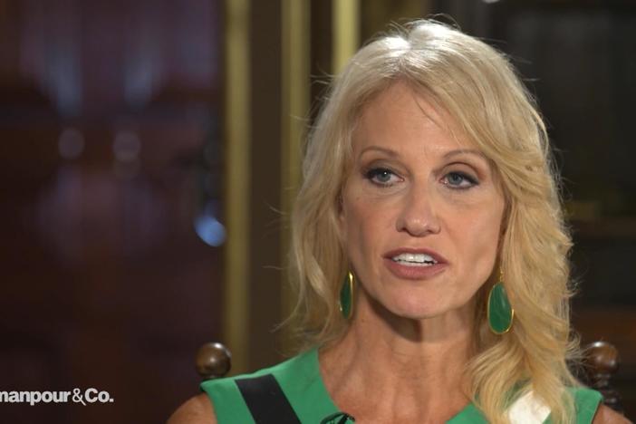 Christiane Amanpour asks Kellyanne Conway whether the White House is under siege.