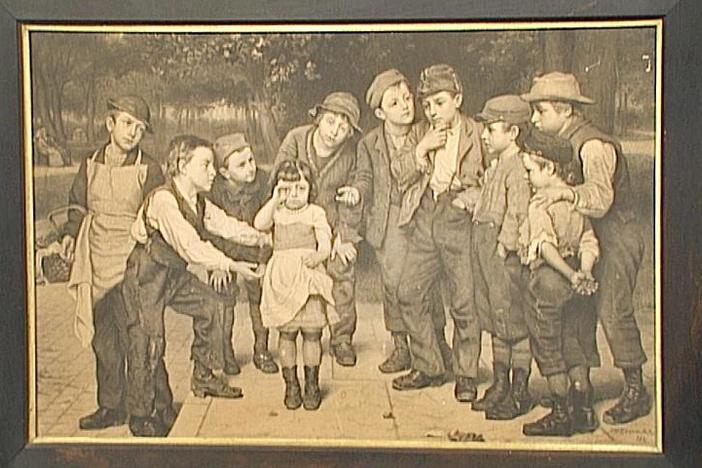 Appraisal: 1881 John George Brown Print, from Vintage Columbus.