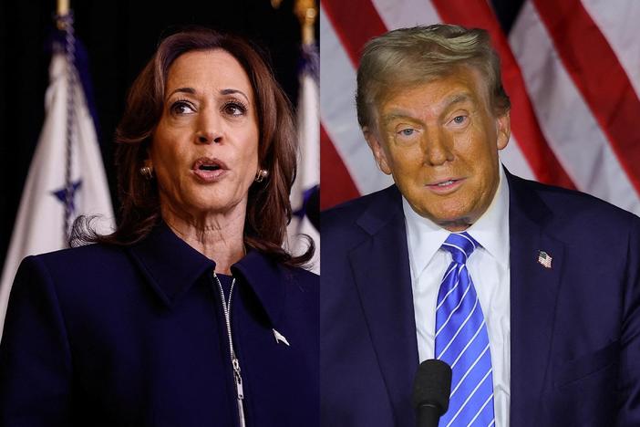 Harris campaigns with Liz Cheney as Trump repeats false 2020 election claims