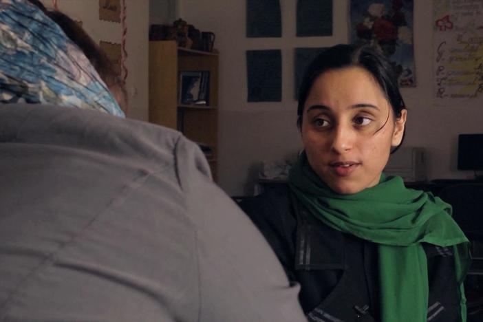 Rihala enrolls at school as the oldest student, but her future is still unclear.