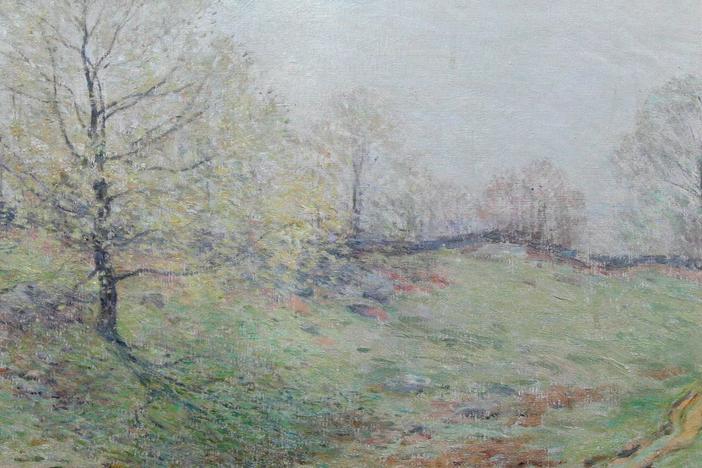 Appraisal: 1906 William Leroy Metcalf Oil Painting, from Baltimore Hour 2.