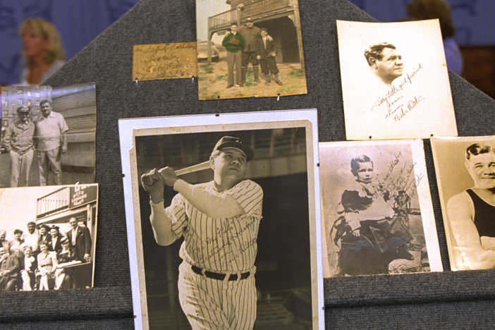 Appraisal: Babe Ruth-signed photographs, from Vintage Seattle.