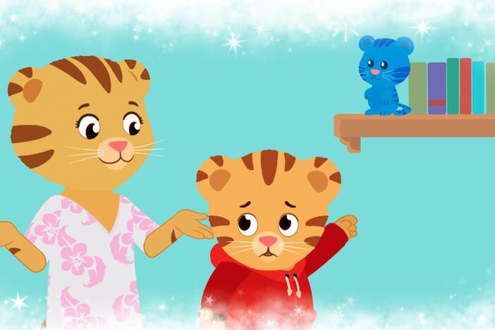 Daniel and Mom Tiger sing about times when they get frustrated and need to ask for help.