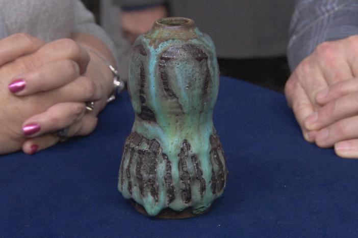 Appraisal: Rose Cabat Glazed Vase, ca. 1950, from Birmingham, Hour 3.