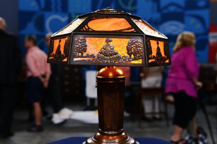 Appraisal: Limbert Co. Arts & Crafts Lamp, ca. 1915, from Charleston, SC Hr 1.