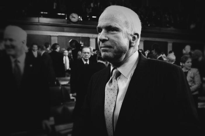 McCain voted against President Trump’s first major legislative initiative.