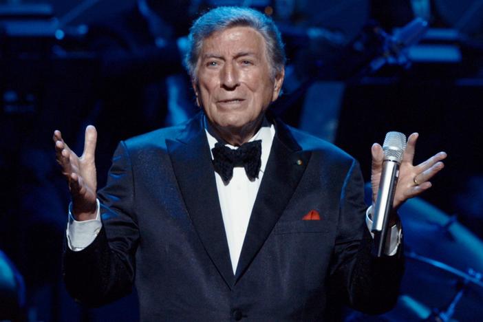 Tony Bennett sings the Oscar-nominated song, "How Do You Keep the Music Playing?"