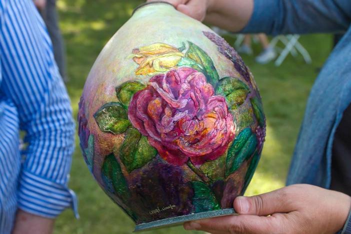 Appraisal: Camille Fauré Limoges Enamel Vase, ca. 1930