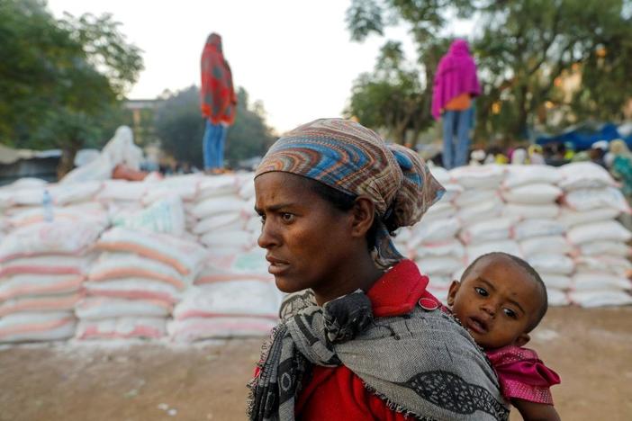 On the Ethiopian border, refugees flee fighting, famine