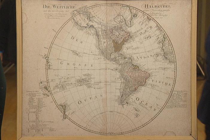 Appraisal: 1797 German Western Hemisphere Map
