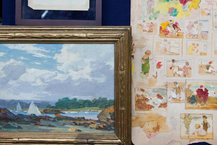 Appraisal: Edward Henry Potthast Works of Art, ca. 1875, from Cincinnati Hour 1.