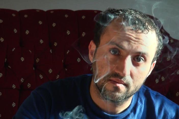 Abu Eyad expresses his frustration with living in Lebanon as a refugee without rights.