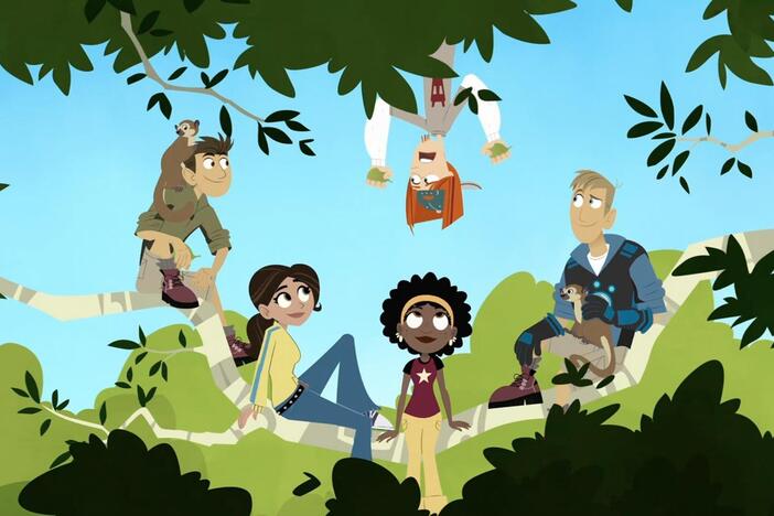 The gang gets together to eat some figs after a long adventure.