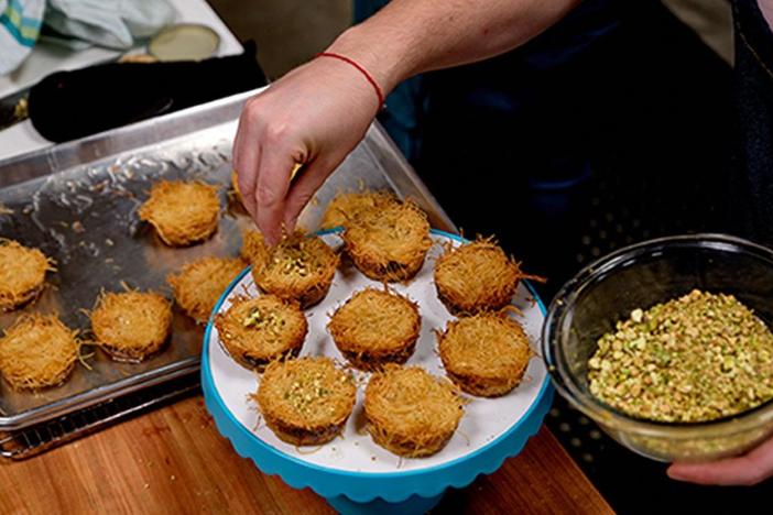 Join the cooks as they prepare grab-and-go meals and home-baked treats.