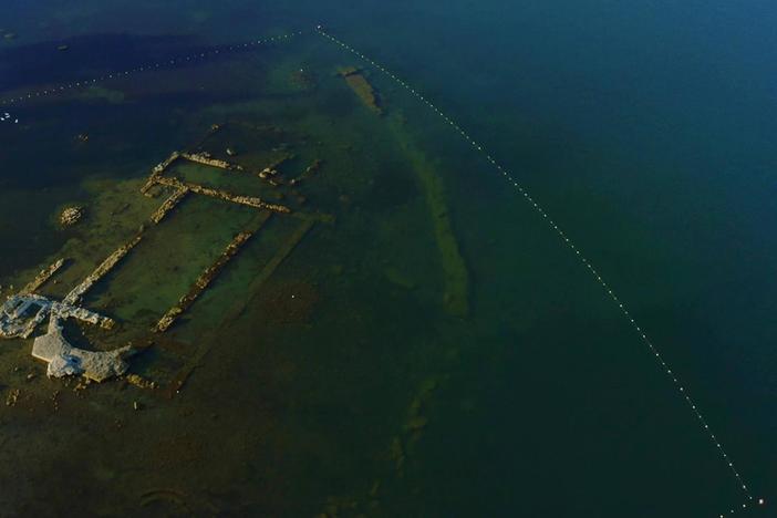 Explore the sunken remains of an early Christian basilica in western Turkey.
