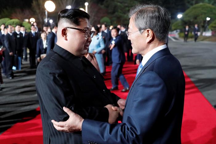 The meeting between the leaders of the two Koreas marked a day of diplomacy