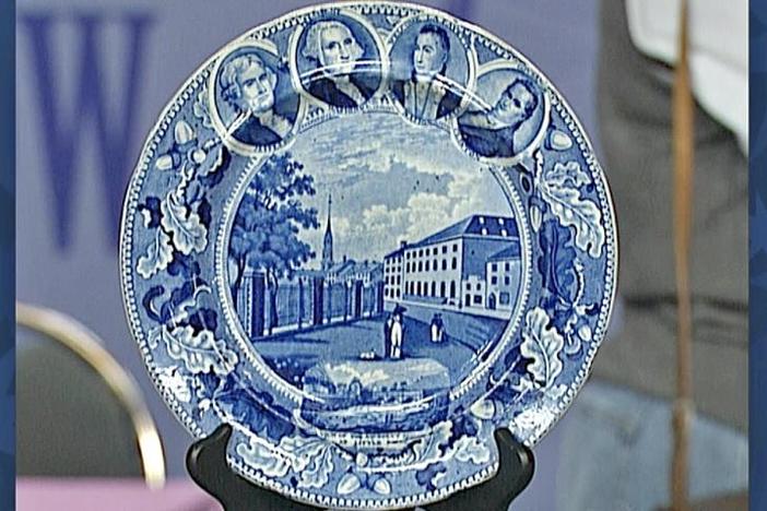Appraisal: Staffordshire Historical Plate, from Vintage Columbus.