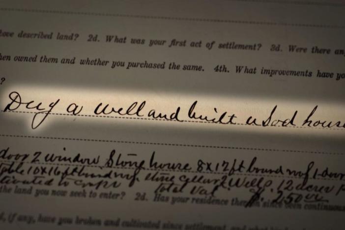 Henry Lewis Gates Jr. reveals the first member of Eric's family to come to Kansas.