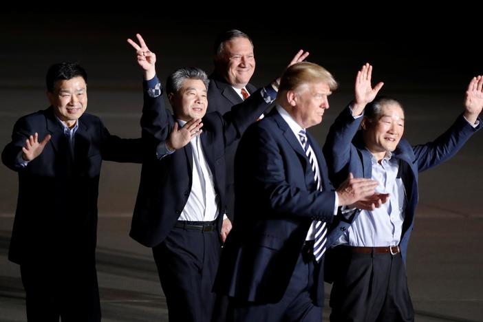 Their release came ahead of the planned summit between Kim Jong Un and Trump.