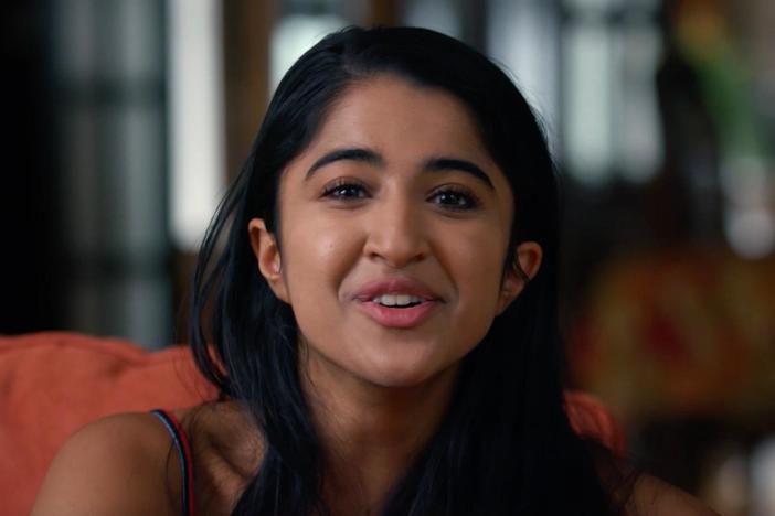 Anika may be a novice but she isn't afraid to stick to her particular style of debating.