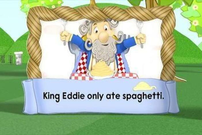 Super Why Reads "King Eddie Who Loved Spaghetti"  