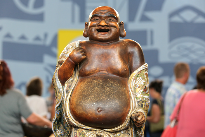 Appraisal: Japanese Satsuma Hotei, ca. 1925, from St. Louis Hour 2.