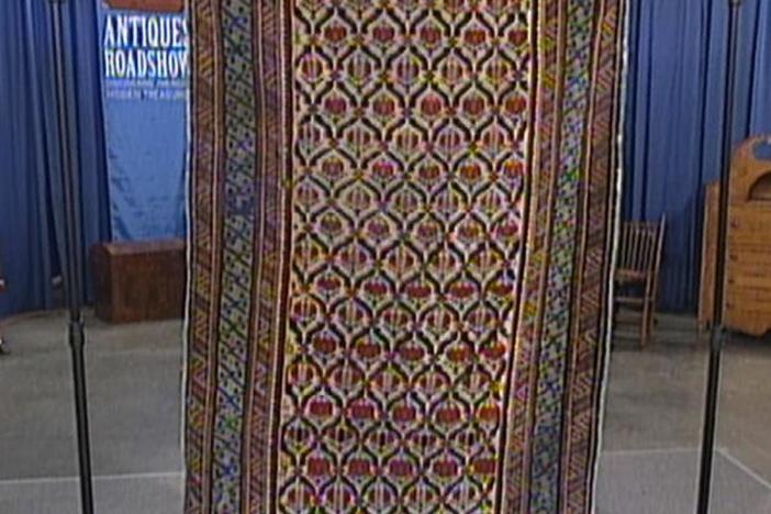 Appraisal: Kuba Rug, ca. 1880, from Vintage Louisville.