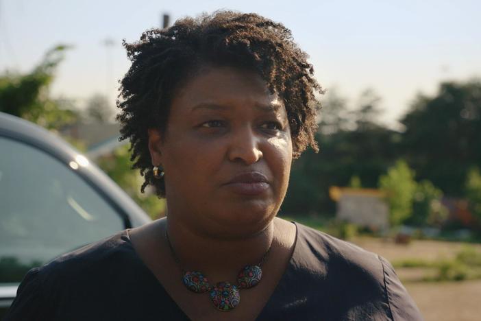 Stacey Abrams talks about the challenges of being a black woman candidate.