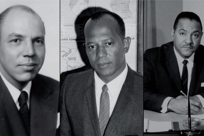 Explores the lives and legacies of three African American ambassadors.