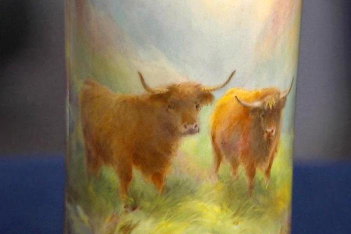 Appraisal: 1936 H. Stinton Royal Worcester Vase, from Cincinnati Hour 3.