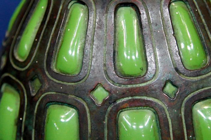 Appraisal: Tiffany Studios Inkwell, ca. 1900, from Biloxi Hour 3