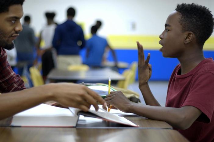 Witness young Black men as they chase their dreams: step champions and college acceptance.