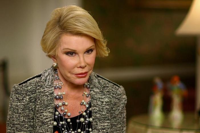 Joan Rivers describes her comedic style.
