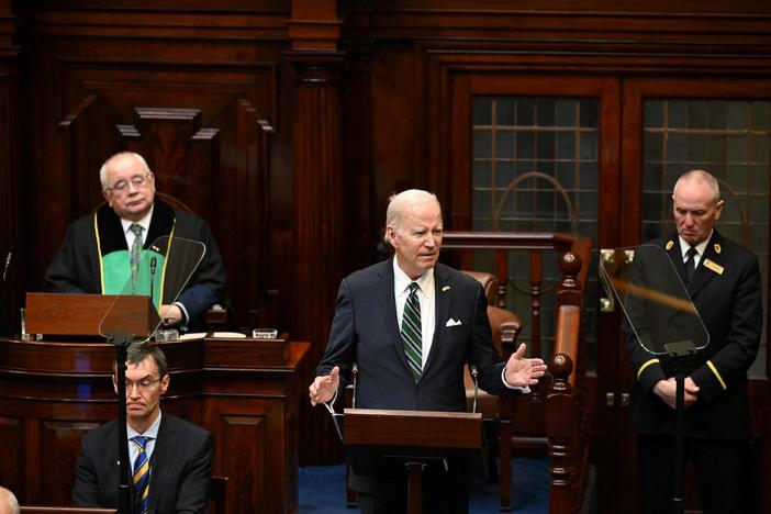 News Wrap: Biden touts strength of Ireland-U.S. relations in address to Irish Parliament
