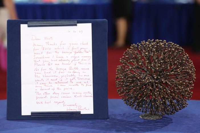 Appraisal: Harry Bertoia "Golden Tree" Bronze, ca. 1969