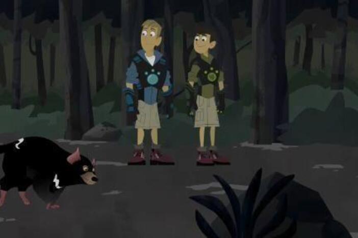 Chris taps into his inner T-Devil and goes hunting with a baby Tasmanian devil.
