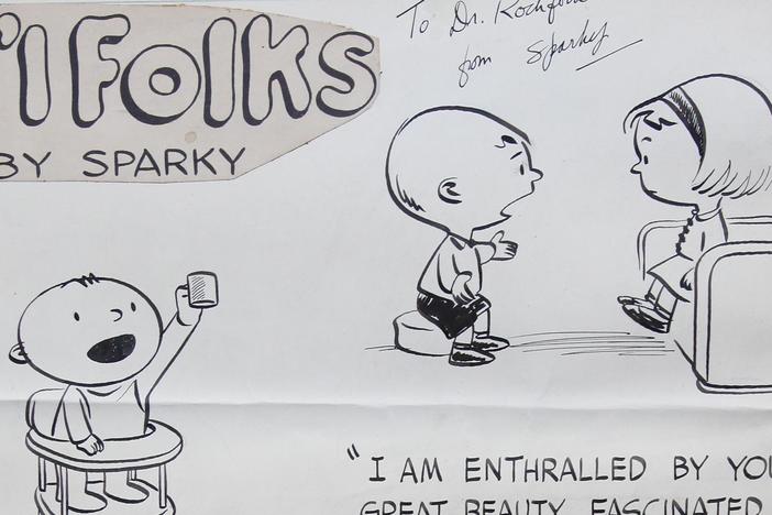 Appraisal: 1949 Charles Schulz "Li'l Folks" Original Cartoon, from Our 50 States Hour 1.