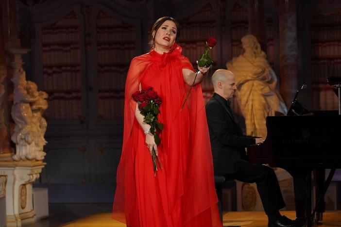 Enjoy the talent of the Bulgarian soprano as she performs arias by Puccini and more.