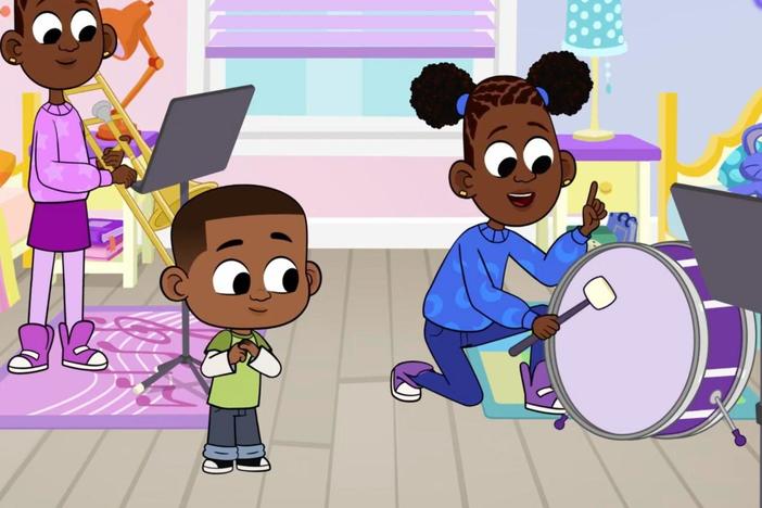 Luke switches places with Stu. / The Loops kids throw a surprise party for their parents.