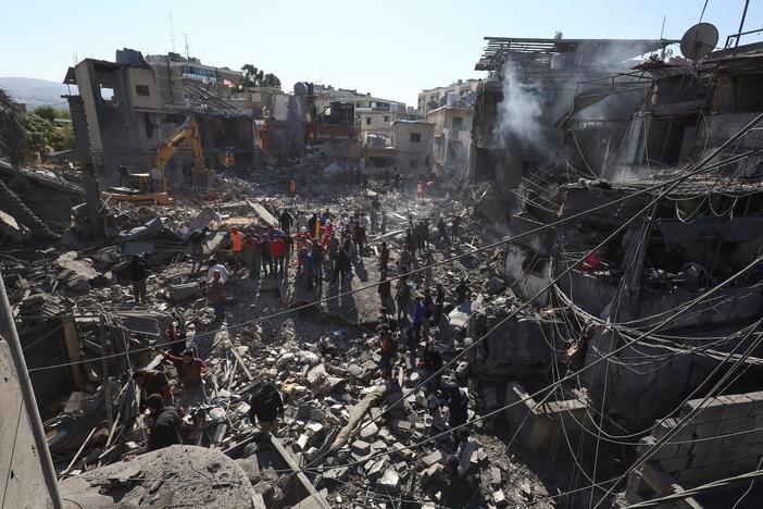 Lebanese healthcare workers caught in the line of fire from Israeli airstrikes
