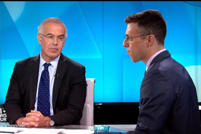 David Brooks and Ezra Klein join Judy Woodruff to discuss the week’s news.