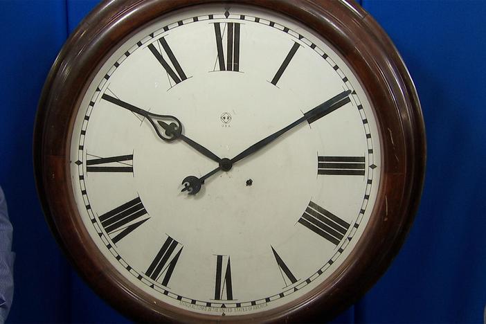 Appraisal: Seth Thomas Gallery Clock, ca. 1910, from Salt Lake City Hour 1.