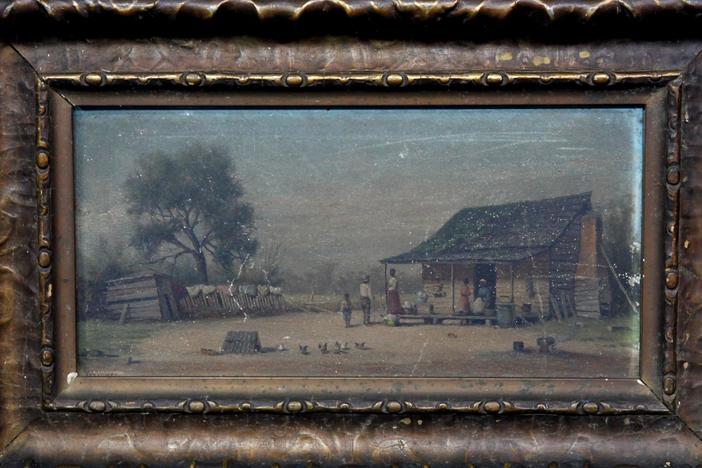 Appraisal: William Aiken Walker Oil, ca. 1890, from Cincinnati Hour 2.