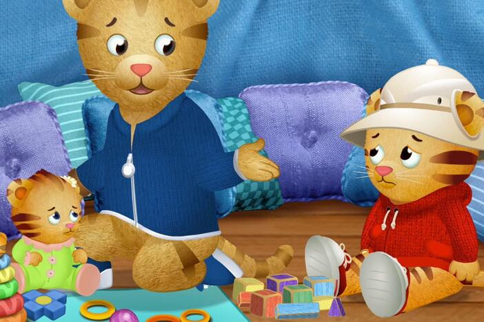 When baby Margaret takes Dad's attention, Daniel wonders, "What about me?"