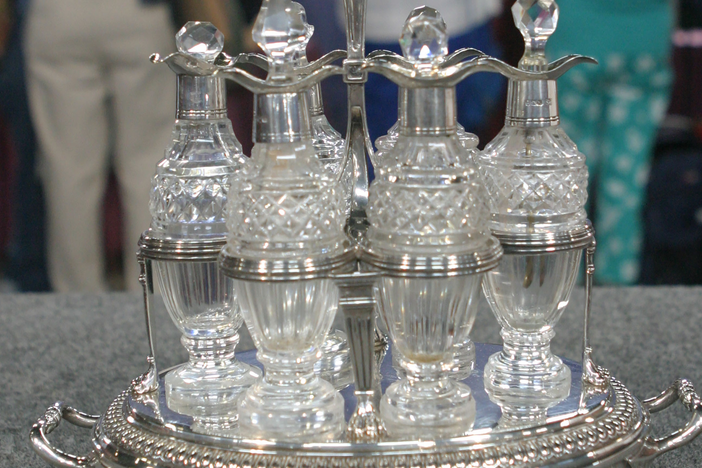 Appraisal: 1805 Paul Storr cruet set, in Vintage Oklahoma City.