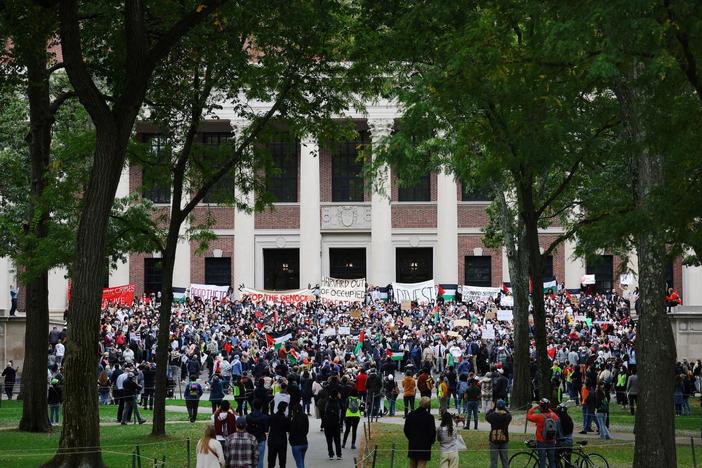 Israel-Hamas war leads to heated debate and protests on college campuses