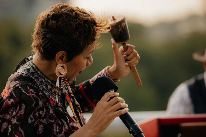 Martha Redbone performs "Garden of Love" on the Kennedy Center’s Rooftop Terrace.